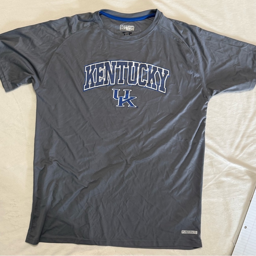 Majestic Gray Short Sleeve Tee Kentucky